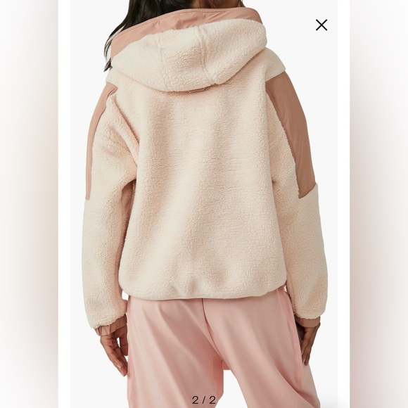 Free People Lead the Pack Fleece Hooded Pullover - Picture 3 of 8
